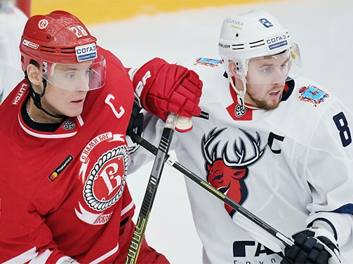 Хоккейный клуб «Торпедо» из Нижнего Новгорода на выезде в Подольске уступил «Витязю»