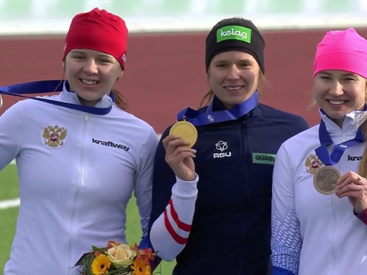 Image for Нижегородская конькобежка Дарья Качанова побила мировой рекорд в Италии