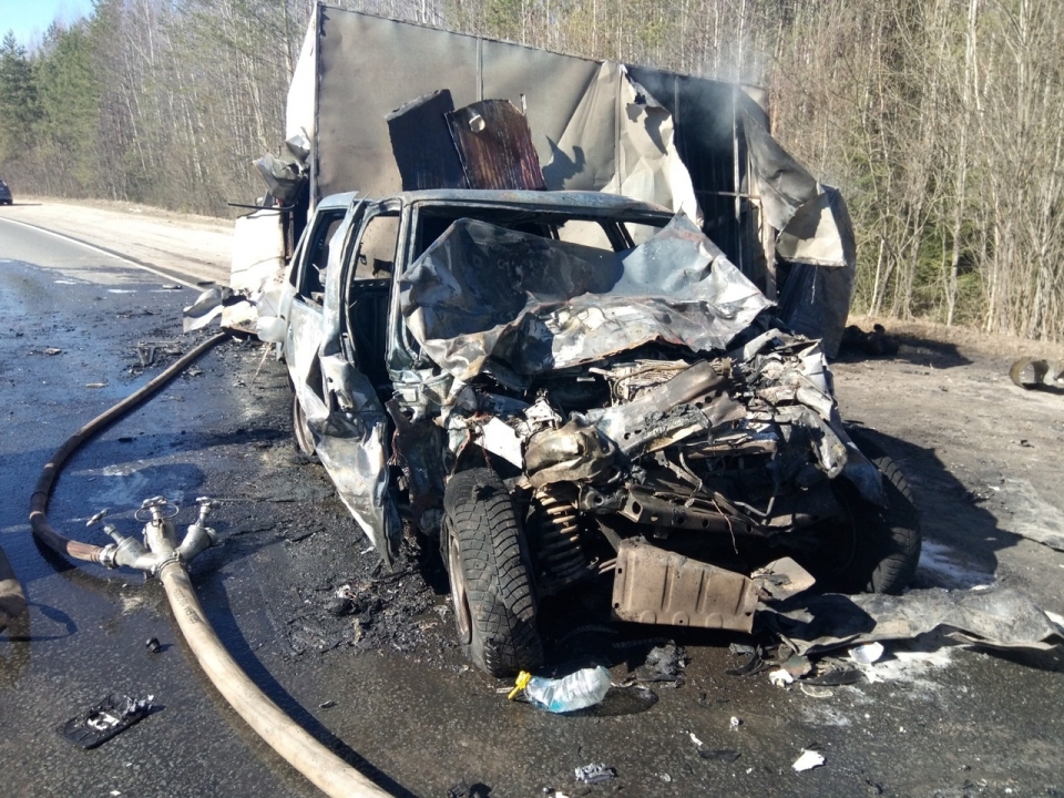 Image for Два водителя сгорели заживо в ДТП в Семеновском районе