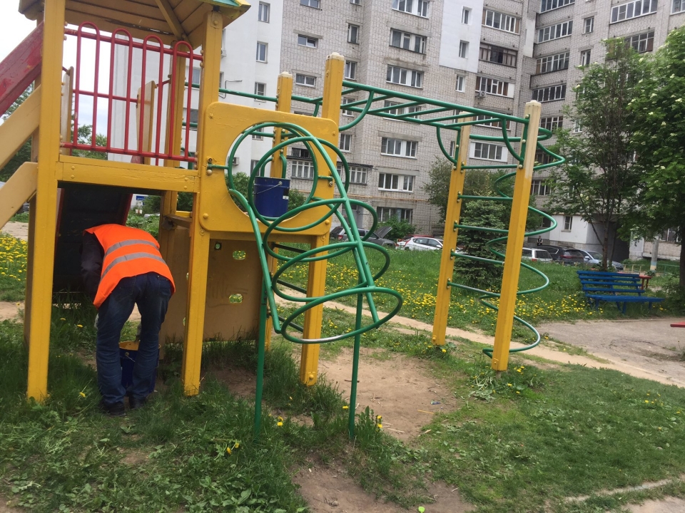 Image for ДУКи пяти районов Нижнего Новгорода восстановили более 70 детских площадок