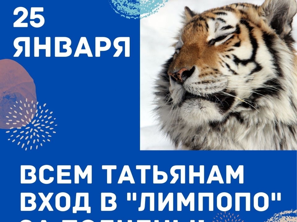 Image for Все Татьяны смогут посетить нижегородский зоопарк «Лимпопо» за полцены 25 января