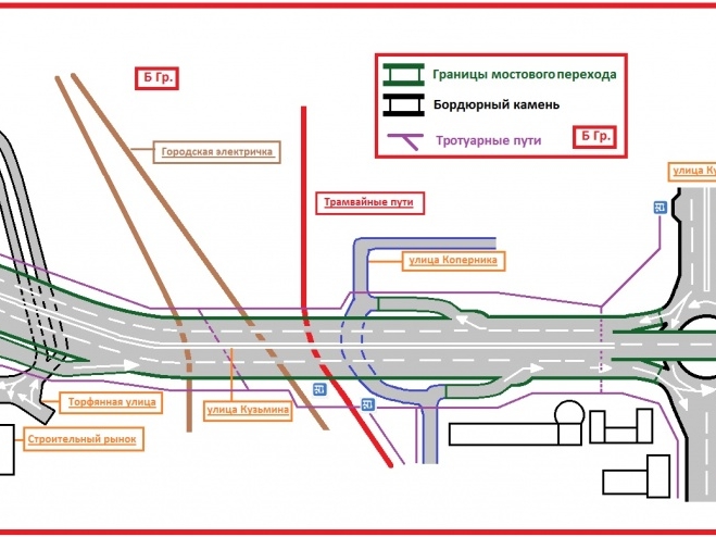 Image for Опубликована схема возможной транспортной развязки на Циолковского
