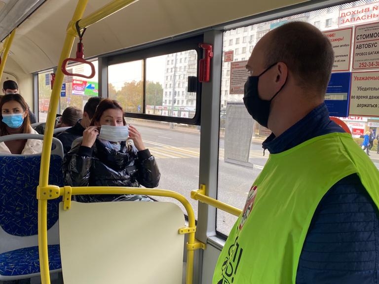 Нижегородские маршрутки никуда не поедут, пока пассажиры не наденут маски