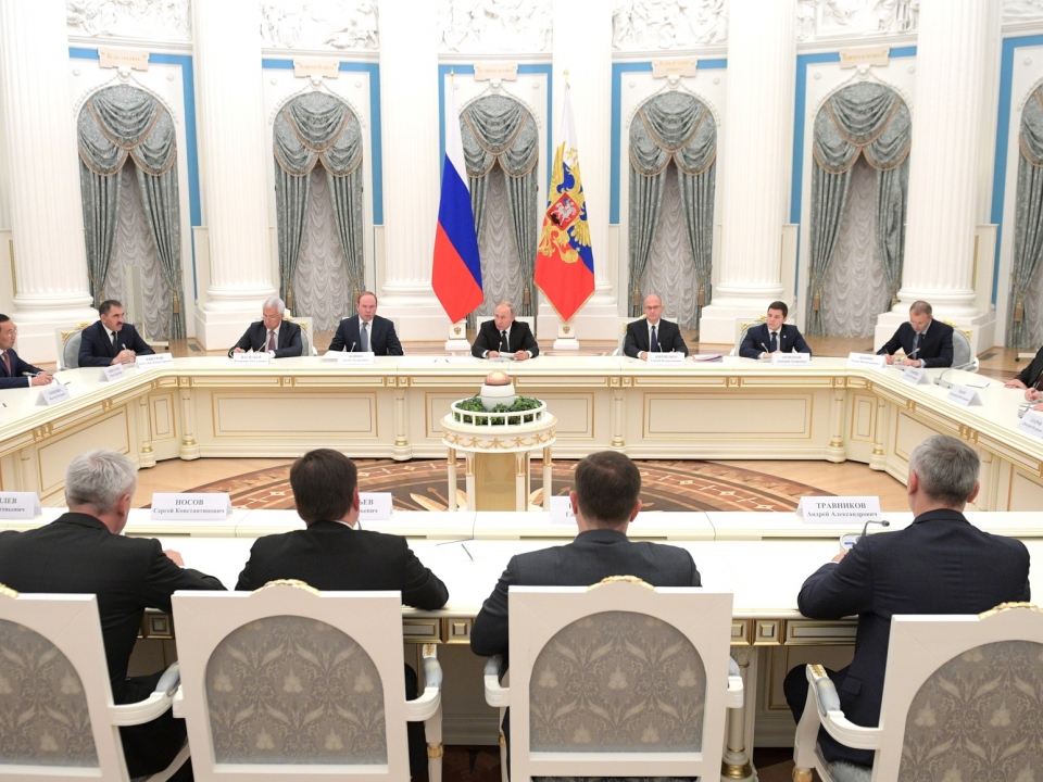 Image for Глеб Никитин принял участие во встрече Владимира Путина с вновь избранными главами регионов