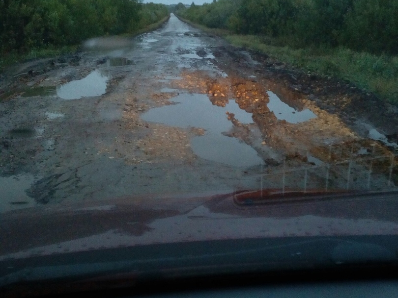 Image for Ужасное состояние дороги в Лукояновском районе