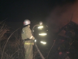 Image for 57-летний мужчина сгорел в собственном доме в Спасском районе