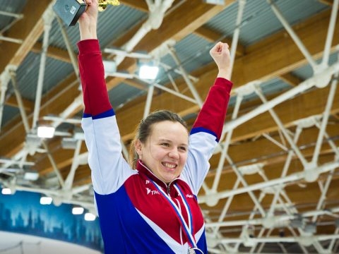Image for Конькобежка Дарья Качанова завоевала две медали всероссийских соревнований в Коломне