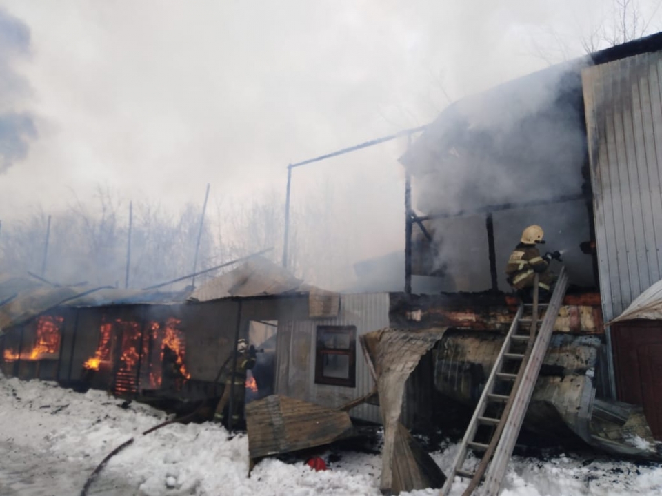 Image for Крупный пожар на складе в Кстове ликвидировали