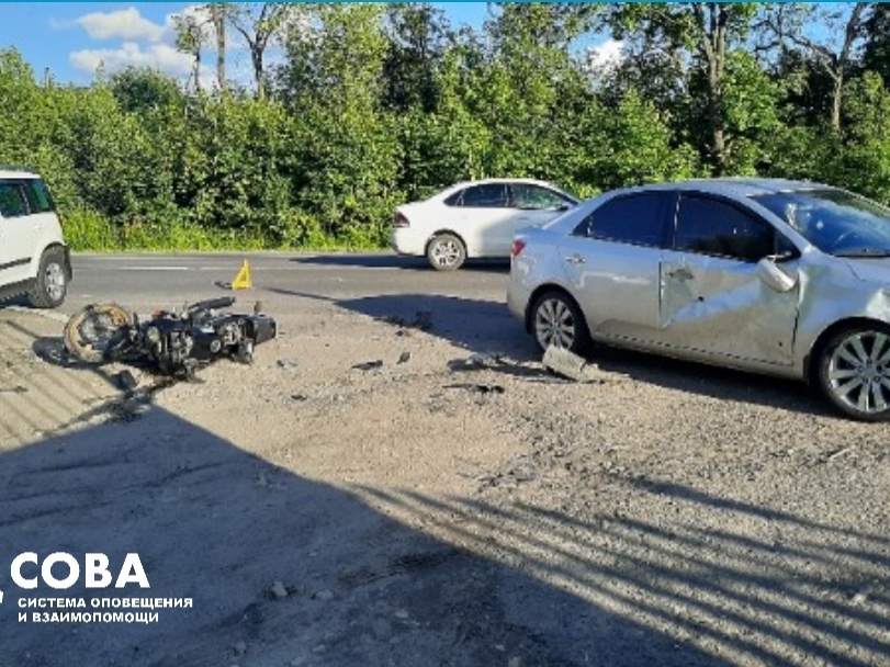 Image for Мотоциклист разбился в ДТП под Нижним Новгородом