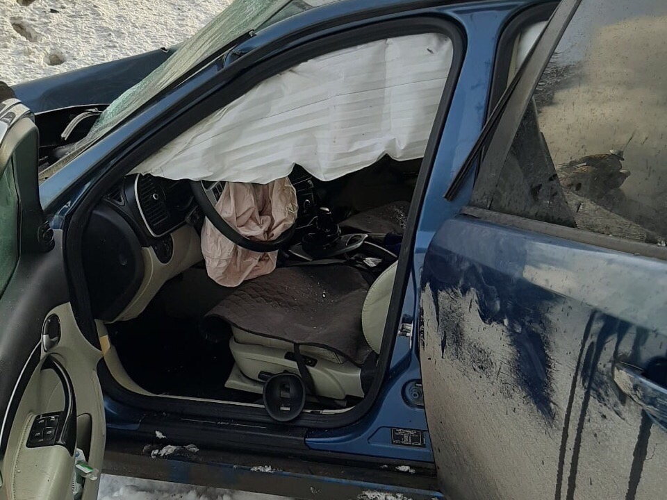 Image for Одна машина - в кювете, вторая сгорела в результате аварии на трассе Нижний Новгород-Саратов
