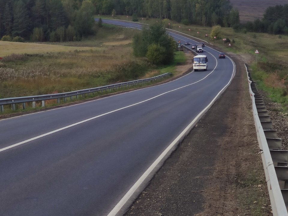 Участок дороги Ряжск-Касимов-Муром-Нижний Новгород полностью отремонтирован
