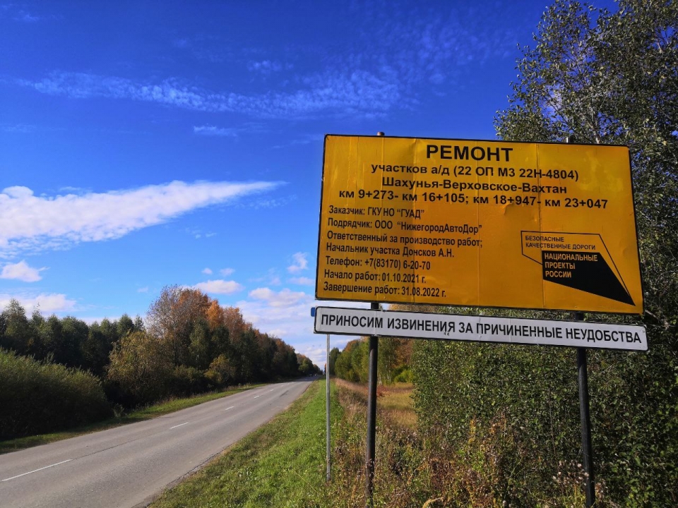 Image for Свыше 72 км дорог планируется отремонтировать в Шахунье по нацпроекту