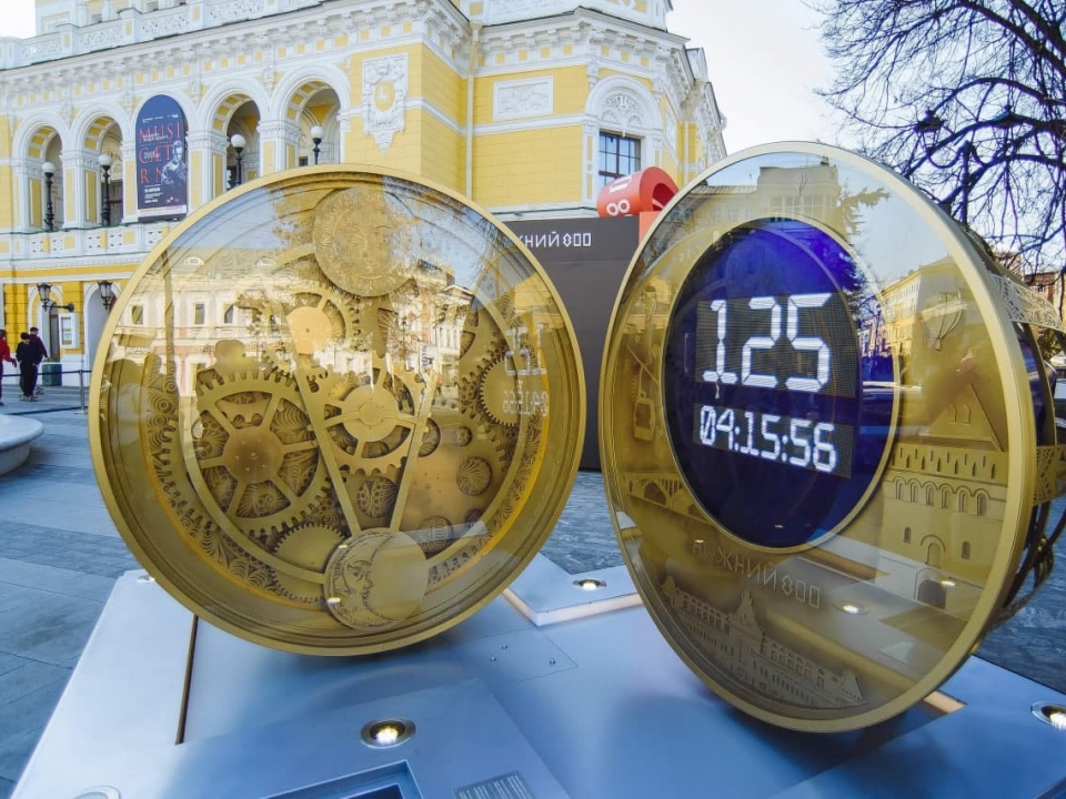 Image for Часы обратного отсчета до 800-летия Нижнего Новгорода стоили 3,9 млн рублей
