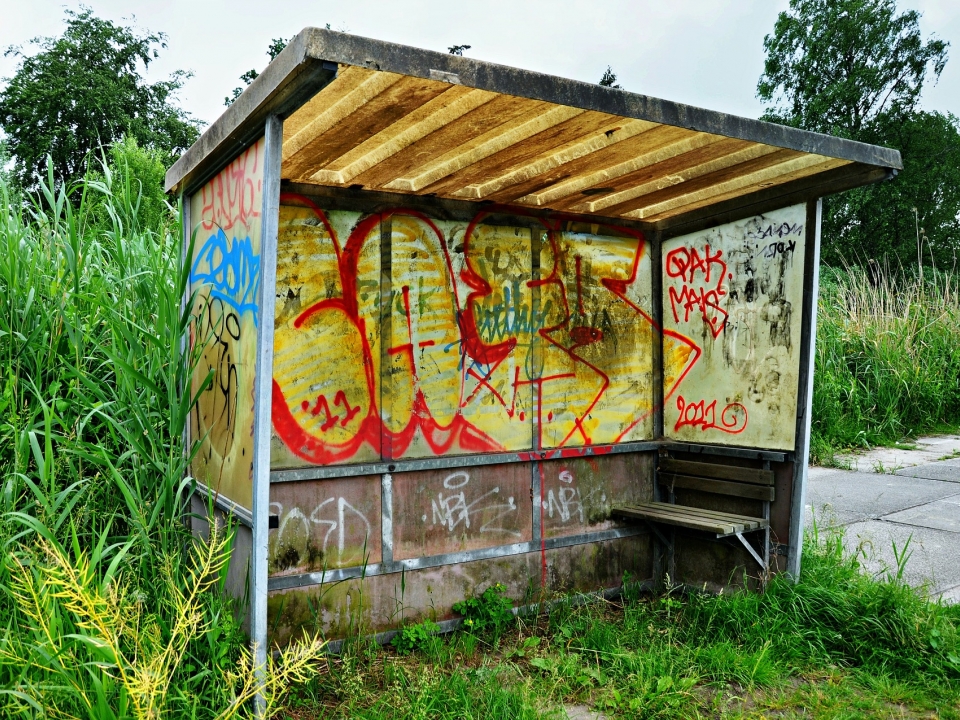 Image for Разрисовавшего остановку граффитиста задержали в Нижнем Новгороде