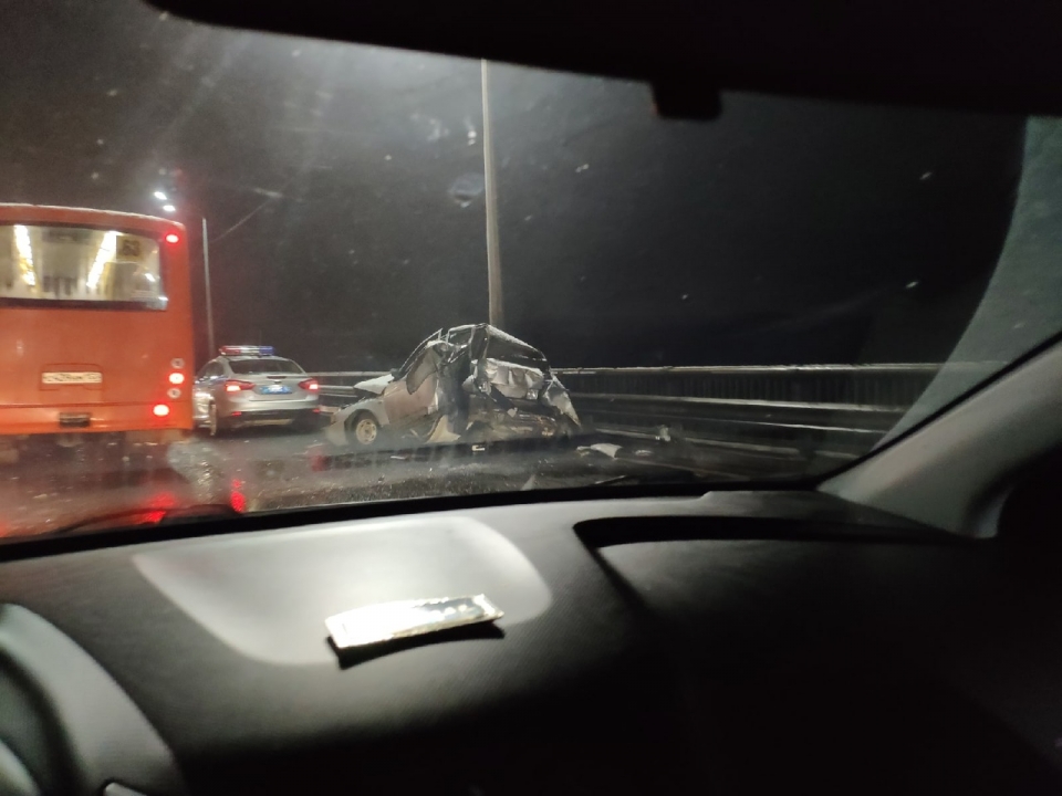 22-летний неопытный водитель устроил страшное ДТП на Мызинском мосту