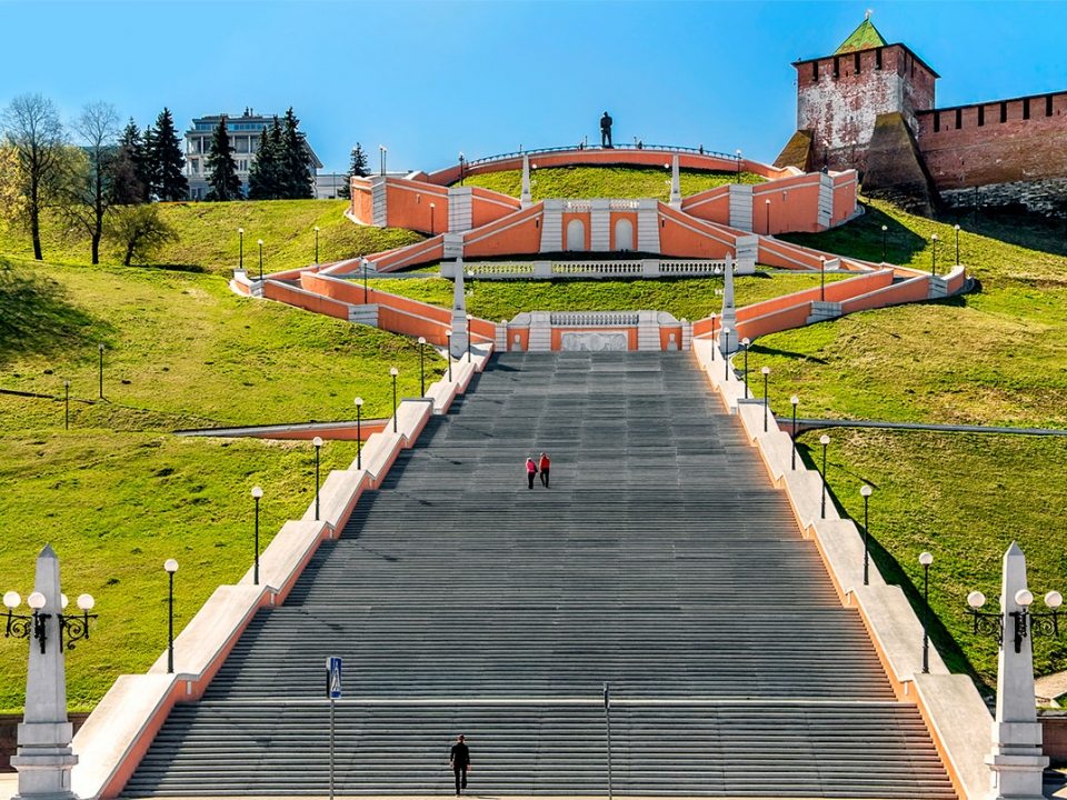 Image for Чкаловскую лестницу вновь закрыли для прогулок в Нижнем Новгороде 
