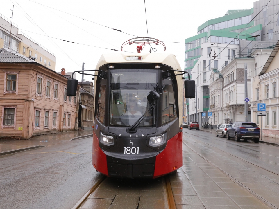 Image for Два трамвая «МиНиН» вышли на маршрут №2 в Нижнем Новгороде