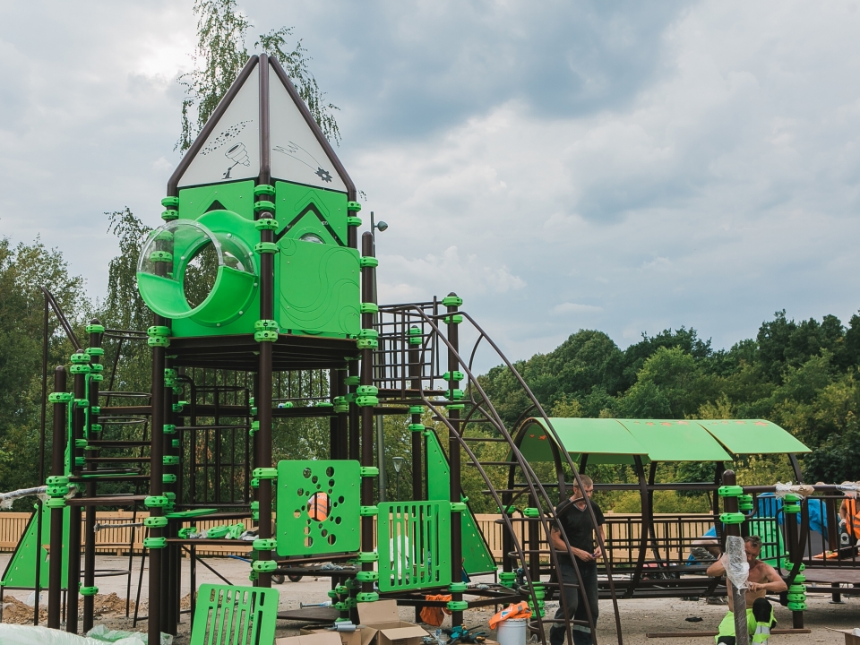 Image for Инклюзивная детская площадка появилась в нижегородском парке «Швейцария»