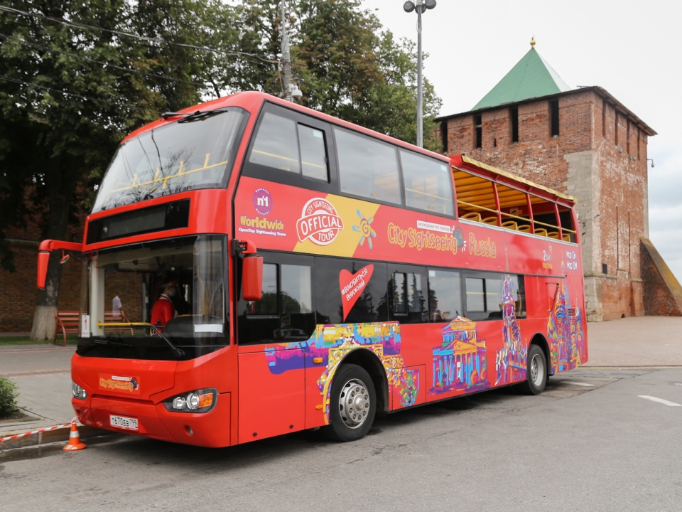 Image for Двухэтажный автобус останется в Нижнем Новгороде до 13 сентября 