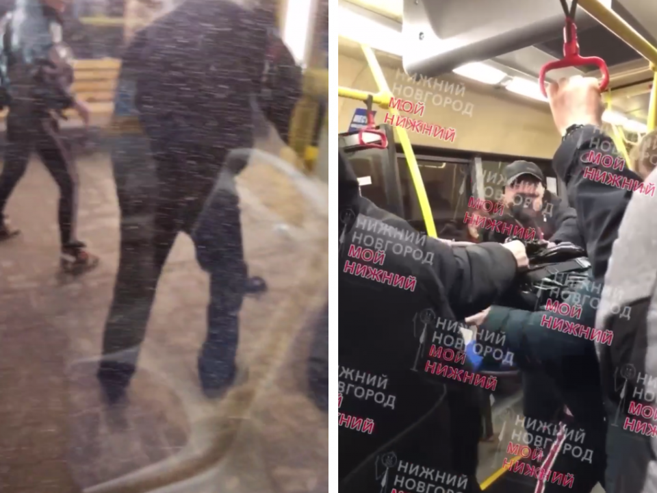 Image for Нижегородка бросалась на пассажиров с кулаками и пыталась выбить стекло в автобусе А-85
