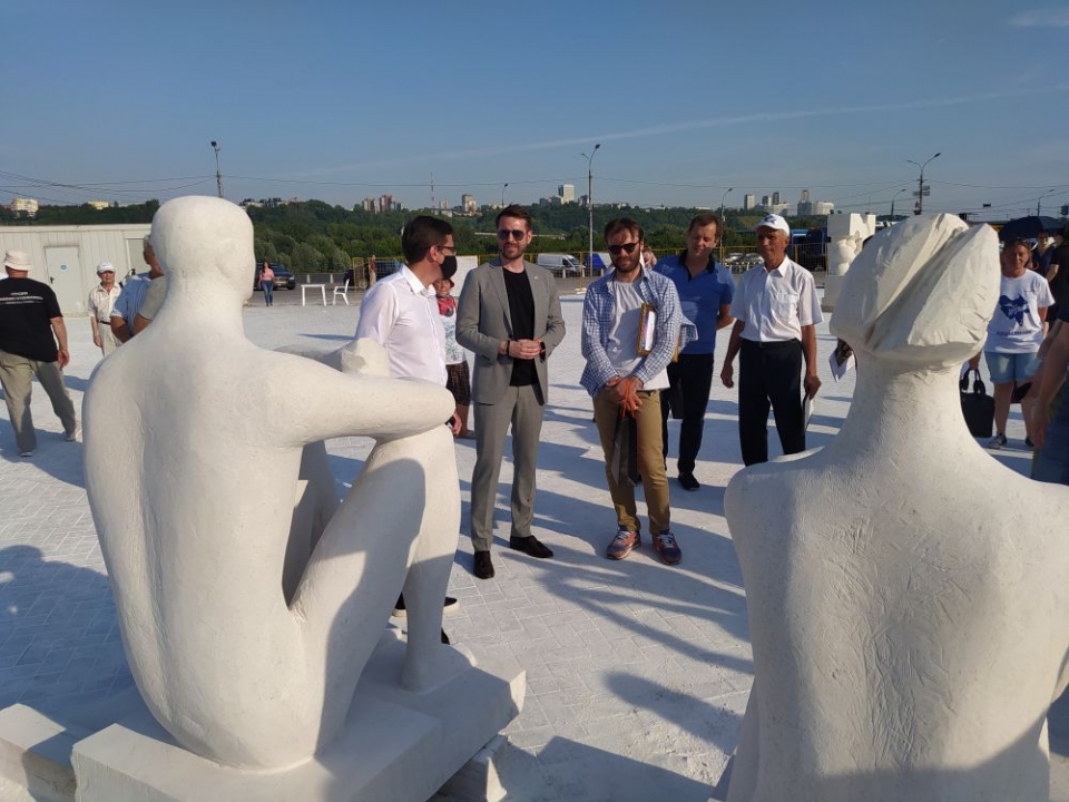 Image for Скульптуры из белого камня появились в Нижнем Новгороде к 800-летию города