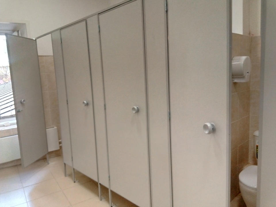 Image for Шторку в туалете нижегородской гимназии №1 заменили дверью