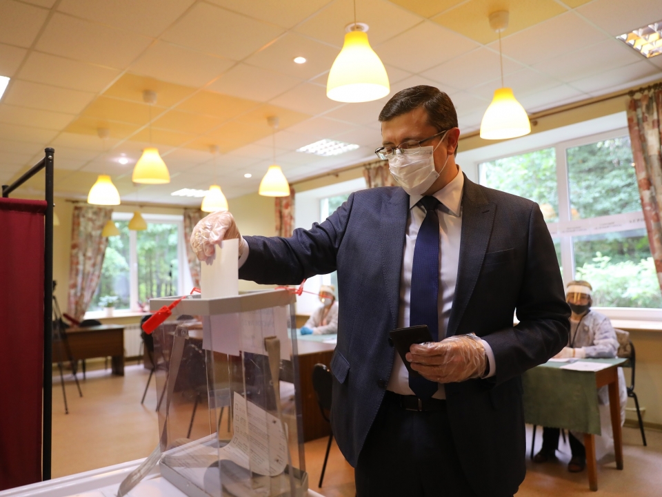 Никитин проголосовал на выборах депутатов Гордумы Нижнего Новгорода