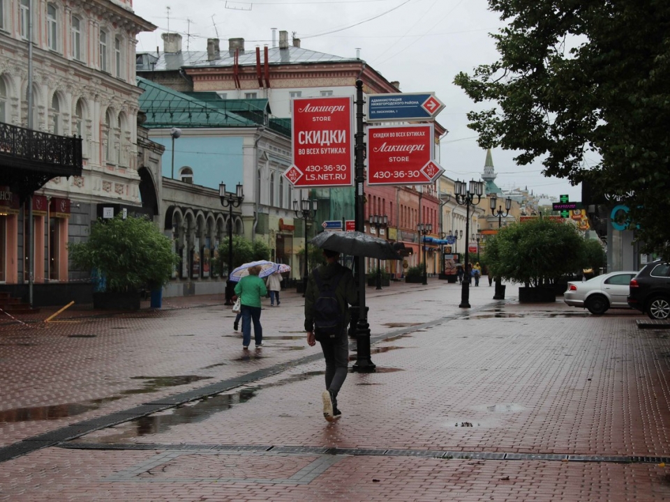 Ливни и грозы накроют Нижний Новгород утром 29 августа