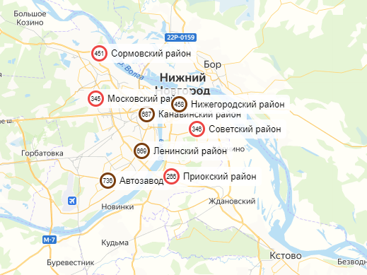 Image for Автозавод продолжает лидировать по числу заражений коронавирусом в Нижнем Новгороде