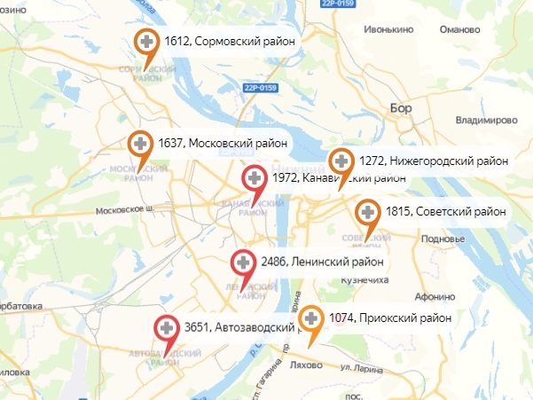 Более 15,5 тысяч жителей Нижнего Новгорода заразились коронавирусом