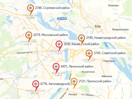 Вспышка коронавируса зафиксирована в Автозаводском районе 18 декабря