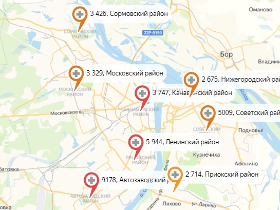 Более 36 тысяч зараженных нижегородцев обнаружили в Нижнем Новгороде