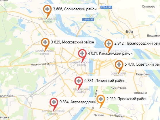 У 116 автозаводцев выявили коронавирус в Нижнем Новгороде за сутки