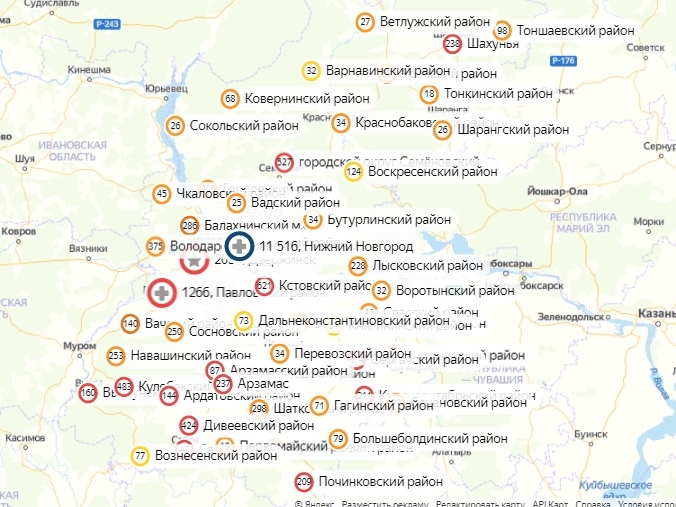 В 36 районах Нижегородской области не нашли коронавирус