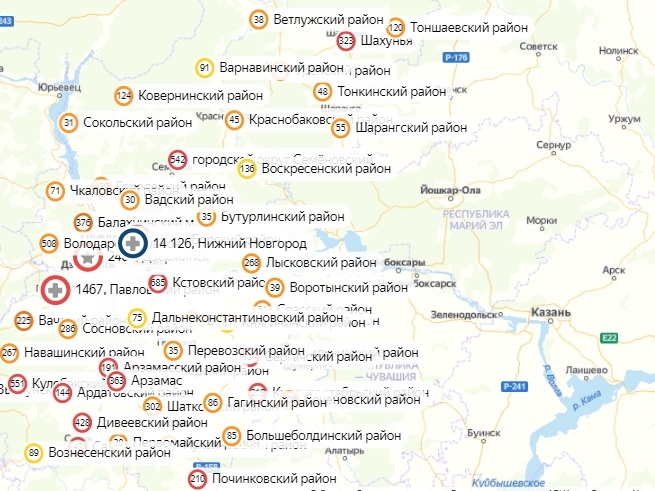 В 35 районах Нижегородской области не нашли коронавирус