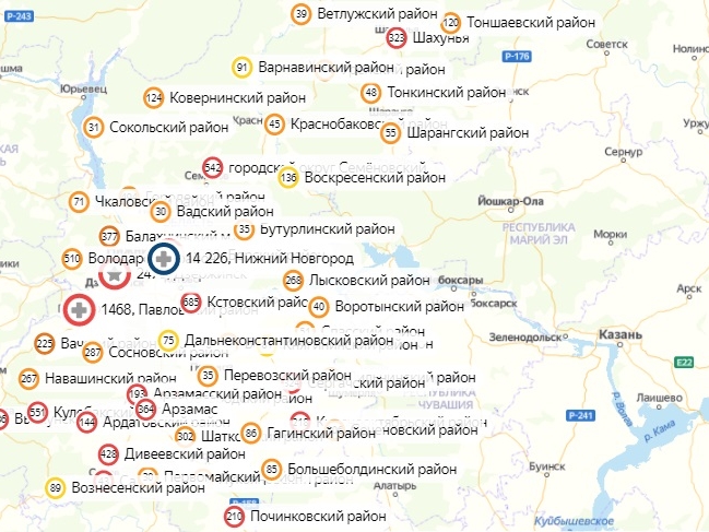 В 38 районах Нижегородской области не нашли новых заражений