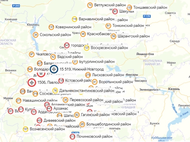 В 33 районах Нижегородской области не выявили новых случаев заражения коронавирусом