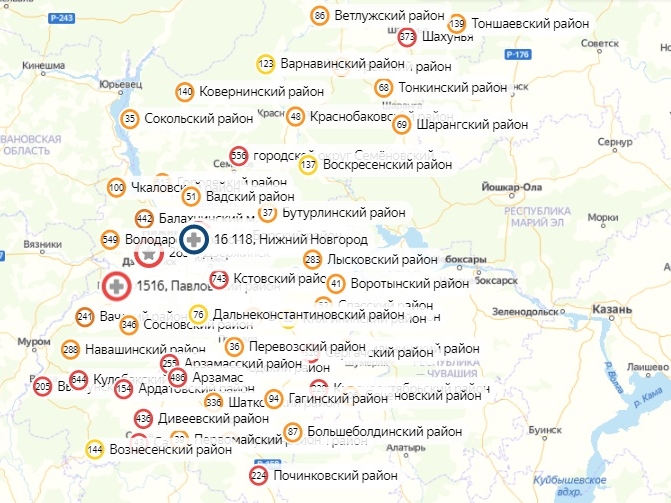 В 24 районах Нижегородской области не нашли больных COVID-19
