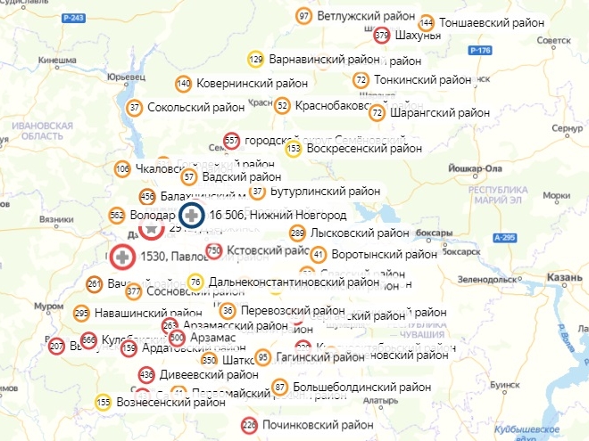 В 31 районе Нижегородской области не нашли коронавирус за сутки