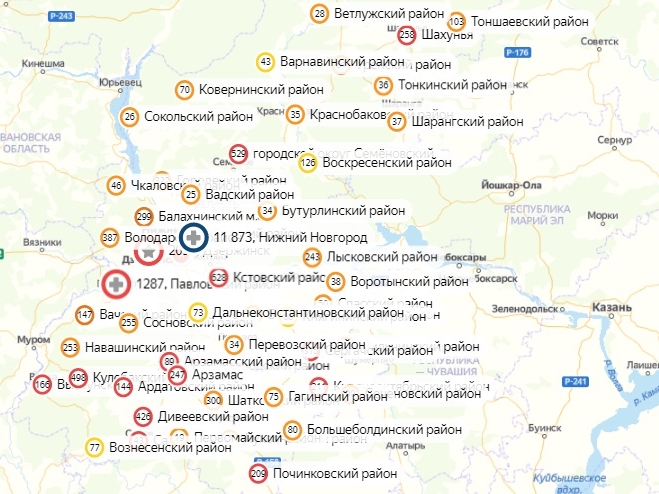 В 32 районах Нижегородской области не нашли коронавирус