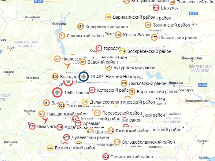 Image for Коронавирус не нашли за сутки в 30 районах Нижегородской области
