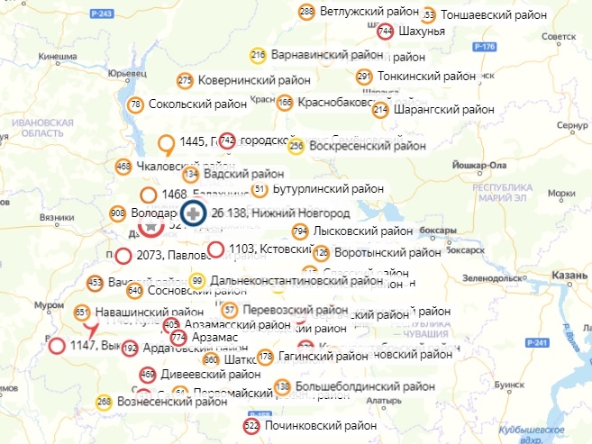 Image for Коронавирус не выявили за сутки в 19 муниципалитетах Нижегородской области 