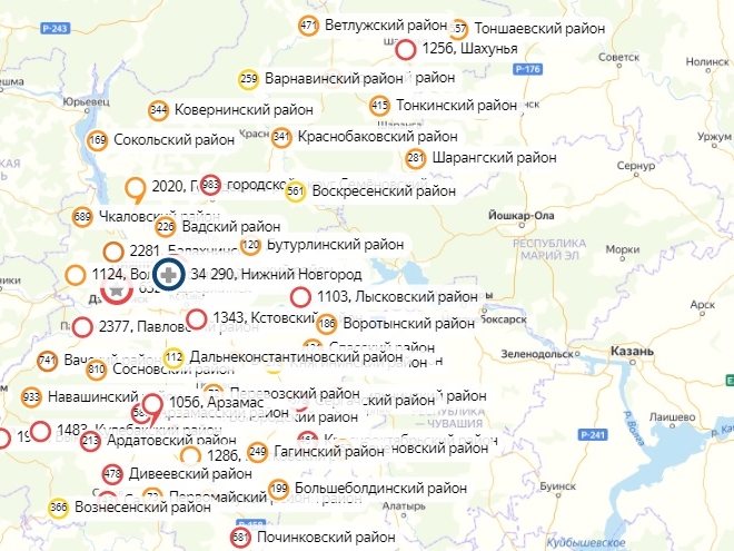 Коронавирус за сутки не нашли в 24 муниципалитетах Нижегородской области
