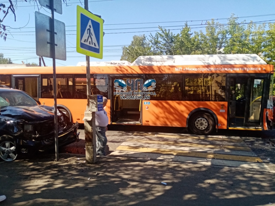 Image for Две нижегородки пострадали в результате ДТП с участием автобуса и двух легковушек