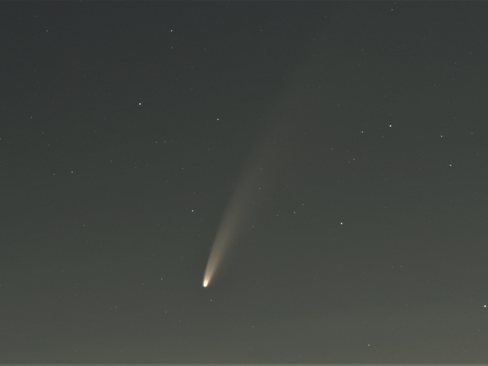 Image for Нижегородцы смогут наблюдать редкую комету после захода солнца