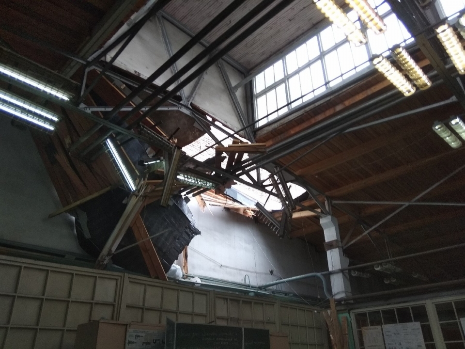 Image for Студент Сормовского механического техникума пострадал из-за обрушения крыши