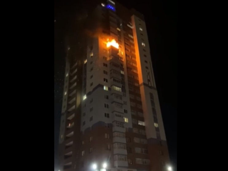 Image for 25-этажный дом горит в Дзержинске