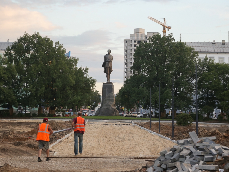 Image for Сквер на площади Горького в Нижнем Новгороде откроется для посетителей к 15 июля