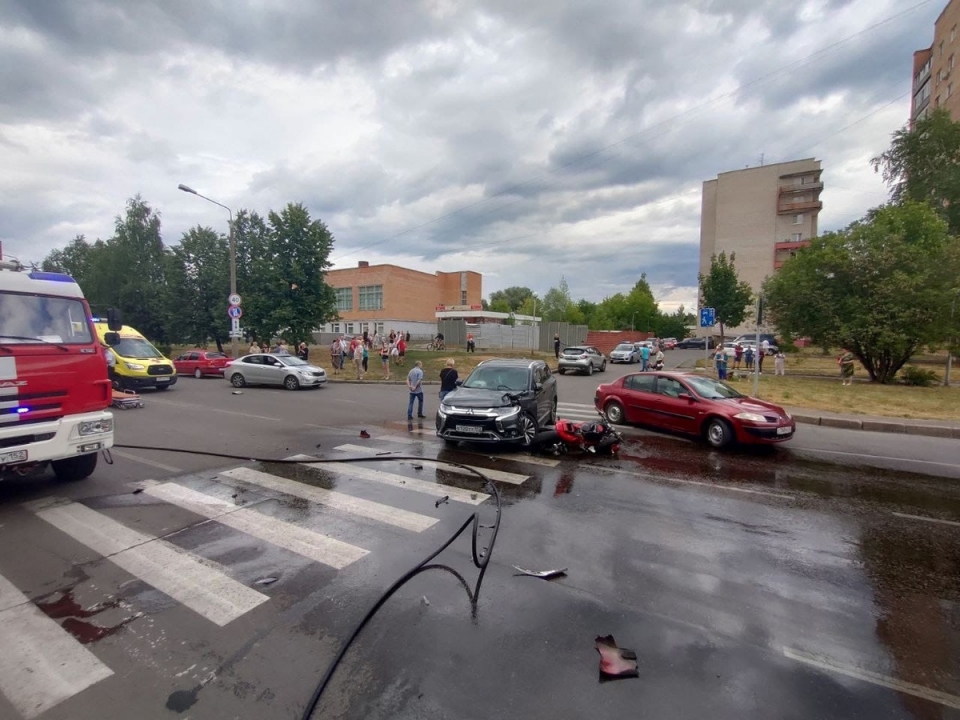 Image for Мотоциклист погиб при столкновении с иномаркой в Нижегородской области 