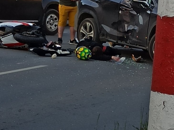 Image for Мотоциклист столкнулся с иномаркой в Дзержинске